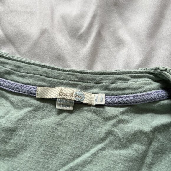 Vintage 90s Y2K Mint Green Womens Size 6 Green T Shirt Baby Tee Round Neck - Picture 4 of 8